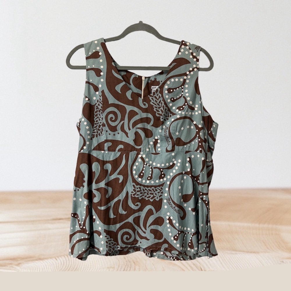 VINTAGE MANUHEALII TOP XL NWOT